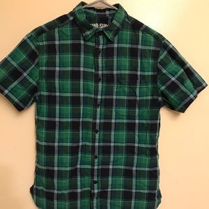Men’s Mossimo supply co green plaid shirt
